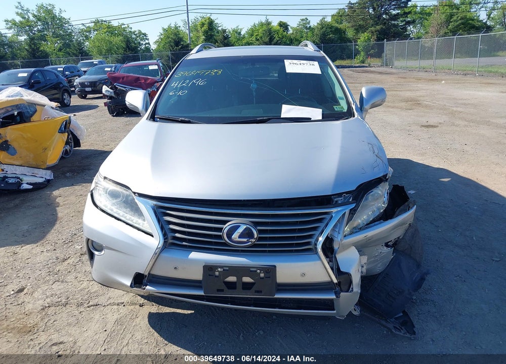 2013 LEXUS RX 450H VIN: JTJBC1BAXD2052447