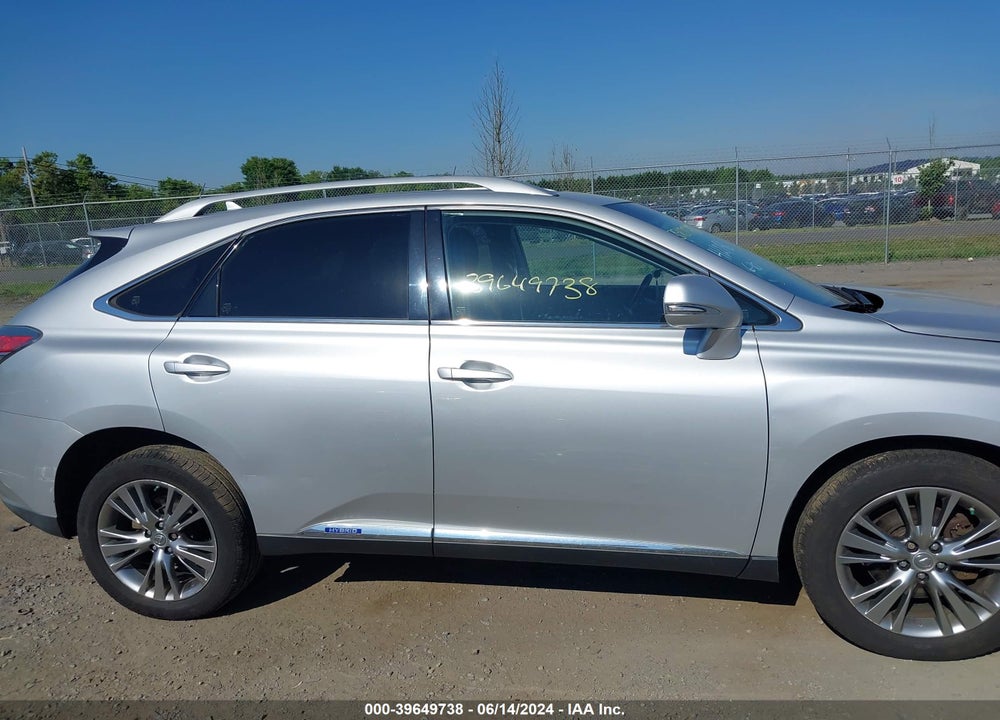 2013 LEXUS RX 450H VIN: JTJBC1BAXD2052447