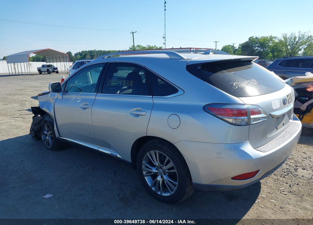 2013 LEXUS RX 450H VIN: JTJBC1BAXD2052447