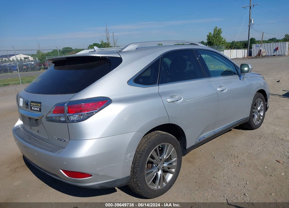 2013 LEXUS RX 450H VIN: JTJBC1BAXD2052447
