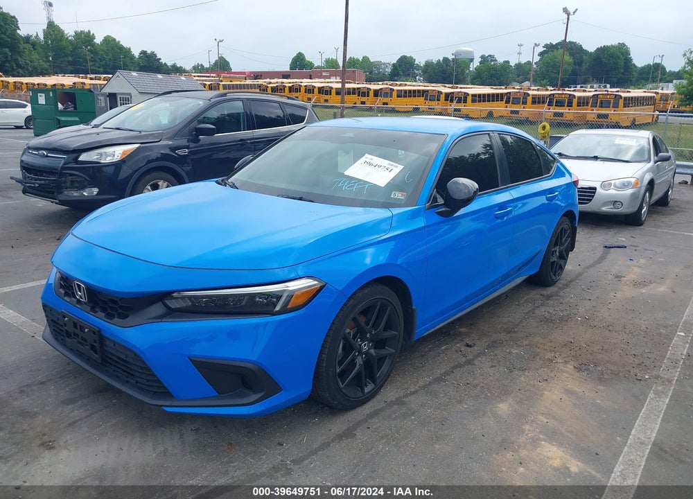 2022 HONDA CIVIC SPORT VIN: 19XFL2G89NE009304