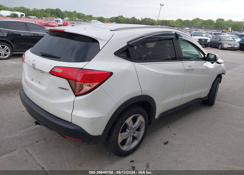 2016 HONDA HR-V EX-L VIN: 3CZRU6H70GM755103