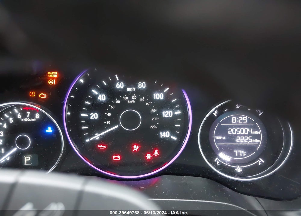 2016 HONDA HR-V EX-L VIN: 3CZRU6H70GM755103