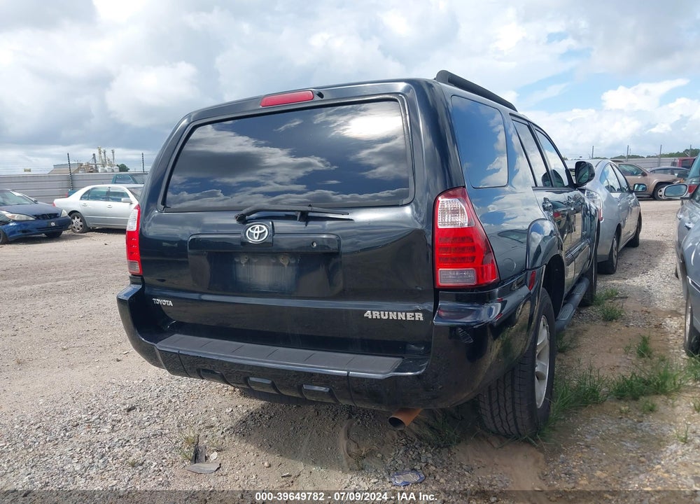 2007 TOYOTA 4RUNNER SPORT V6 VIN: JTEZU14R278086879