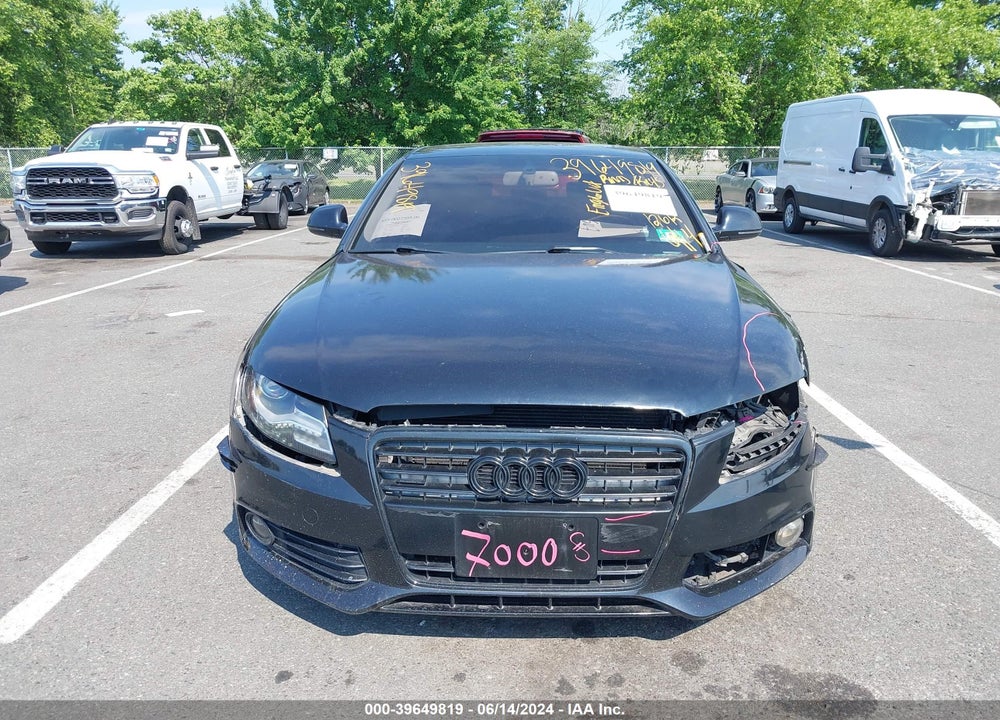 2009 AUDI A4 3.2 PREMIUM PLUS VIN: WAULK78K49N033327