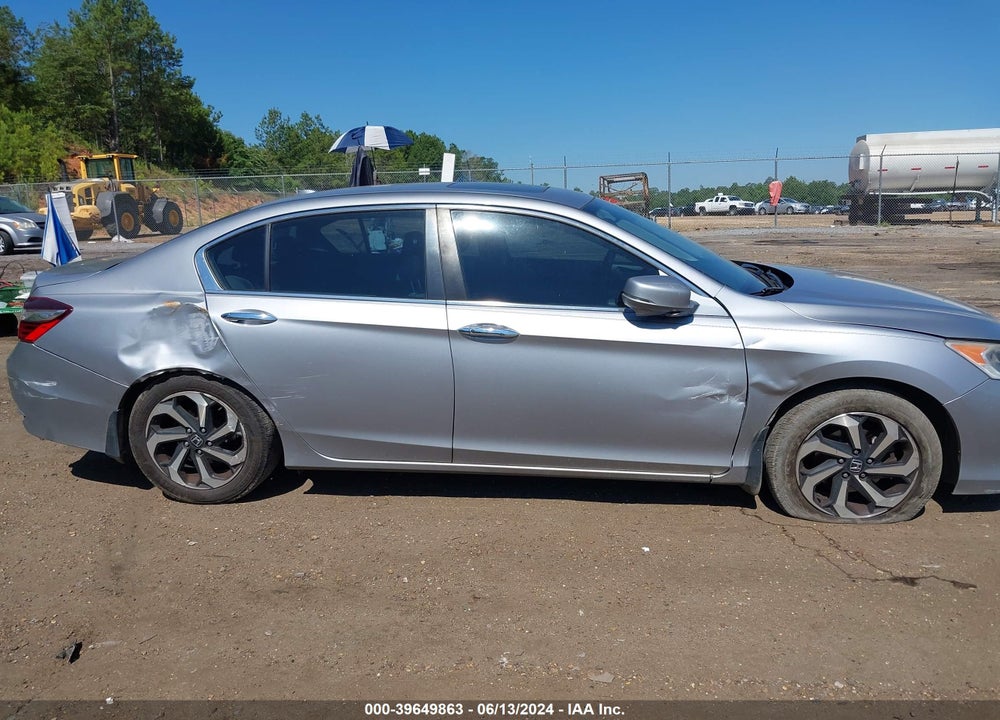 2016 HONDA ACCORD VIN: 1HGCR2F01GA163235