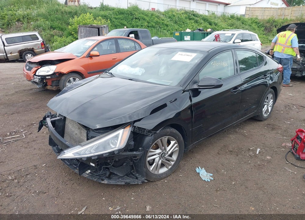 2019 HYUNDAI ELANTRA SEL VIN: KMHD84LF9KU730319