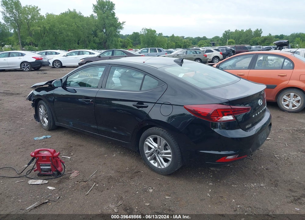 2019 HYUNDAI ELANTRA SEL VIN: KMHD84LF9KU730319