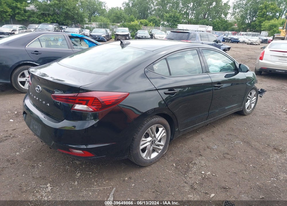 2019 HYUNDAI ELANTRA SEL VIN: KMHD84LF9KU730319