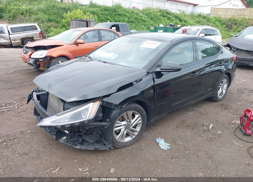 2019 HYUNDAI ELANTRA SEL VIN: KMHD84LF9KU730319