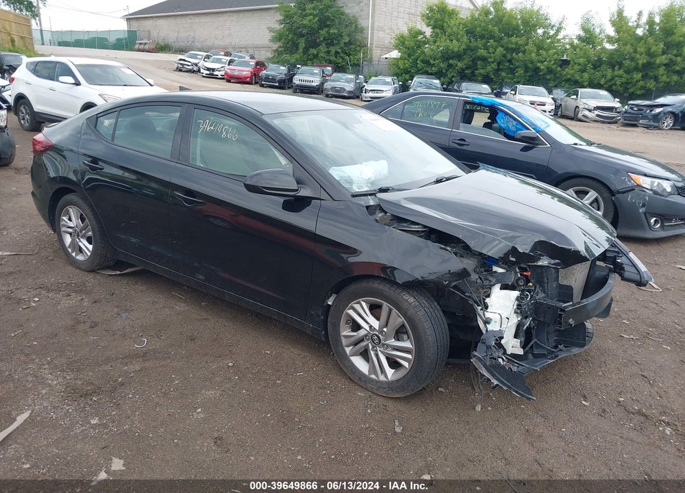 2019 HYUNDAI ELANTRA SEL VIN: KMHD84LF9KU730319