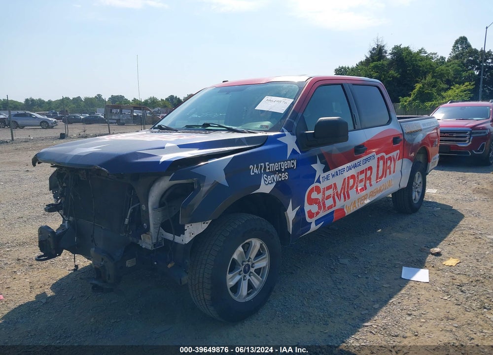 2017 FORD F-150 XLT VIN: 1FTEW1E88HFB90034