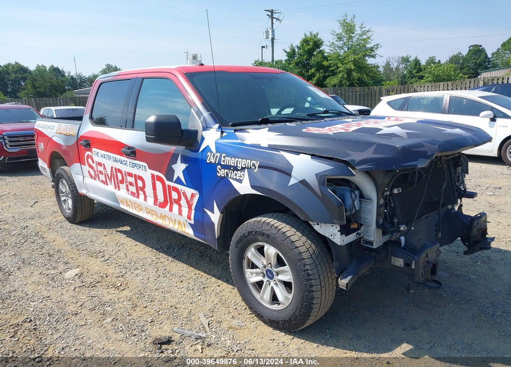 2017 FORD F-150 XLT VIN: 1FTEW1E88HFB90034
