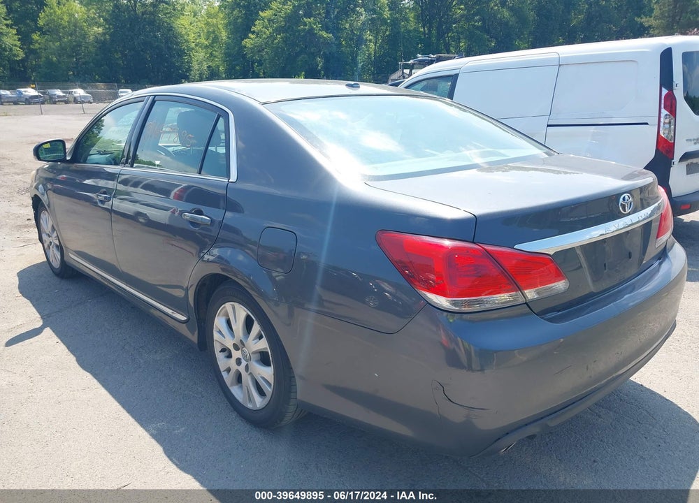 2011 TOYOTA AVALON VIN: 4T1BK3DB4BU406256