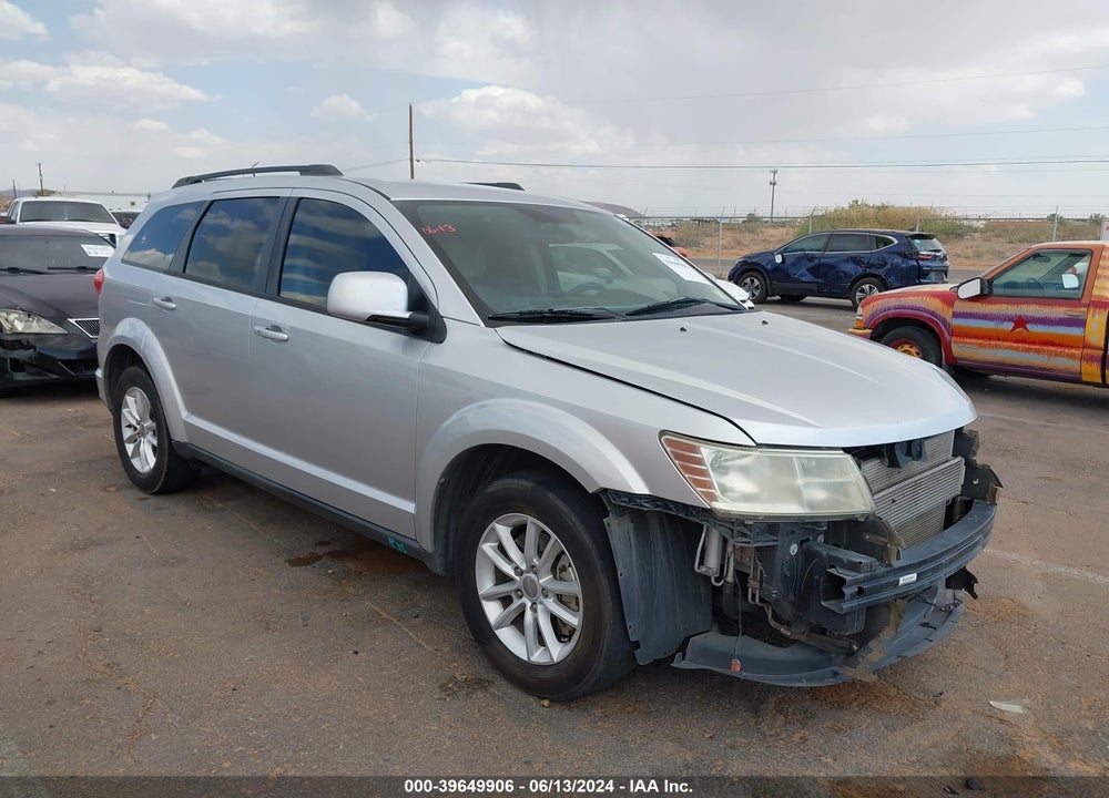 2013 DODGE JOURNEY SXT VIN: 3C4PDCBG3DT592131