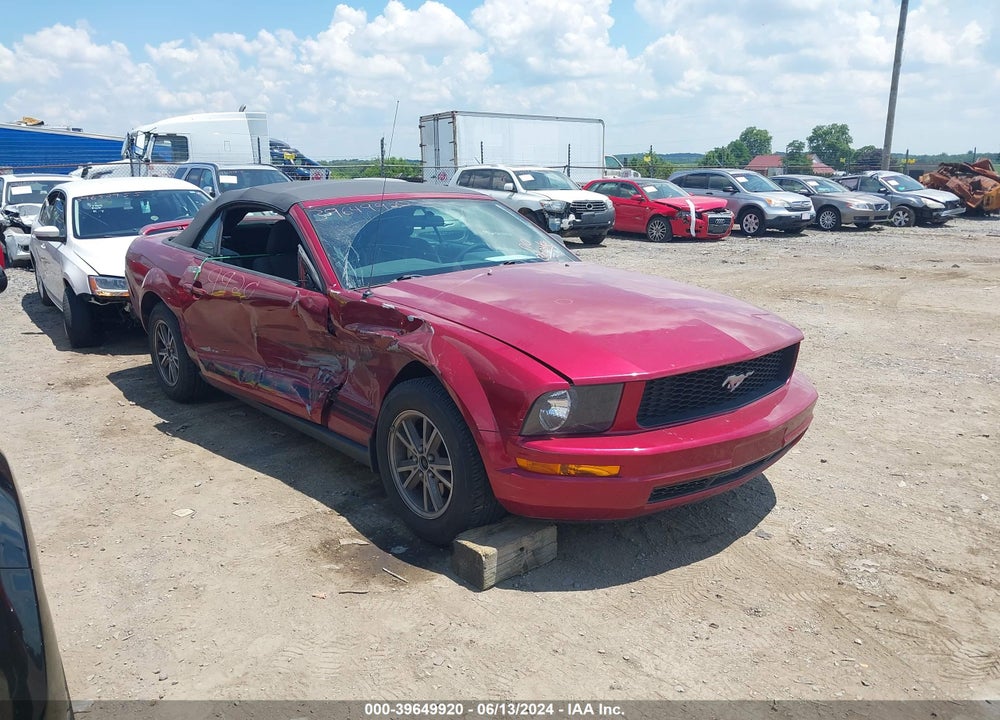 2005 FORD MUSTANG VIN: 1ZVFT84N955188241