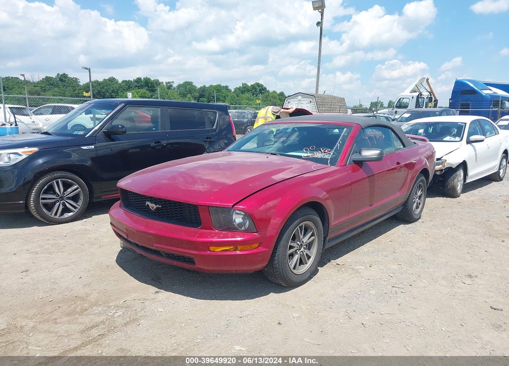 2005 FORD MUSTANG VIN: 1ZVFT84N955188241