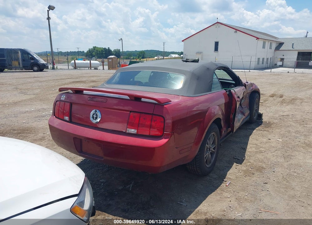 2005 FORD MUSTANG VIN: 1ZVFT84N955188241