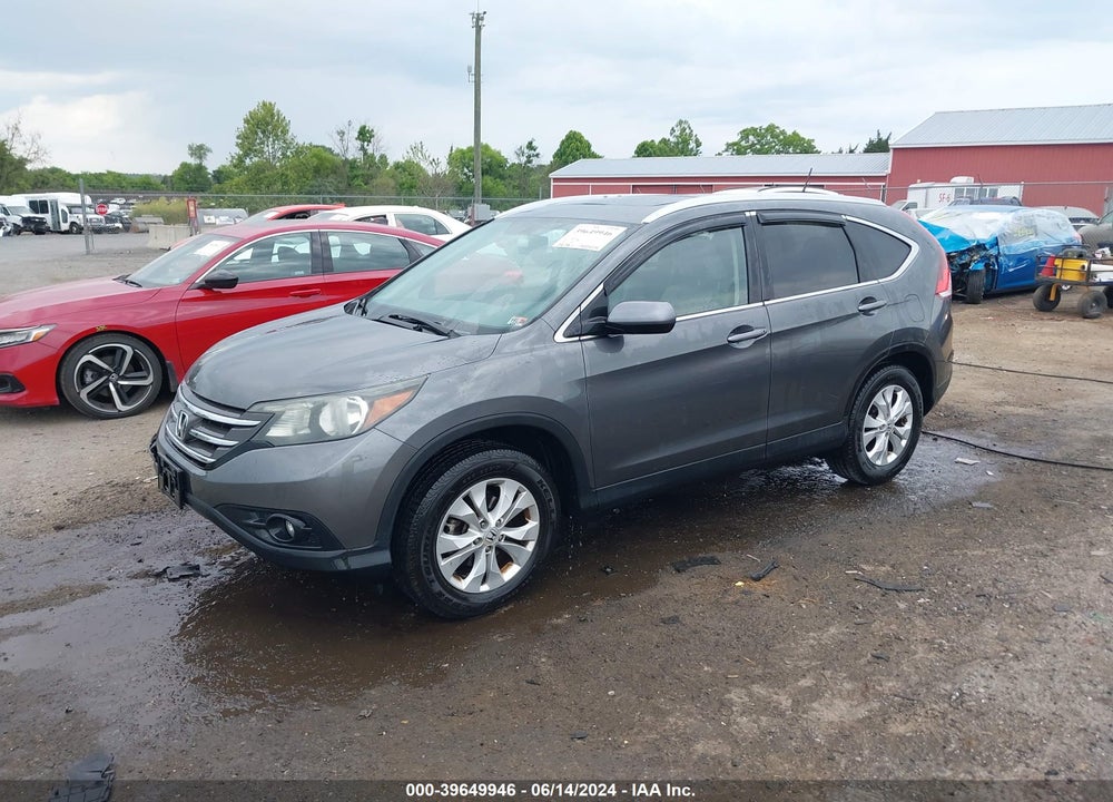 2013 HONDA CR-V EX-L VIN: 2HKRM4H70DH609702