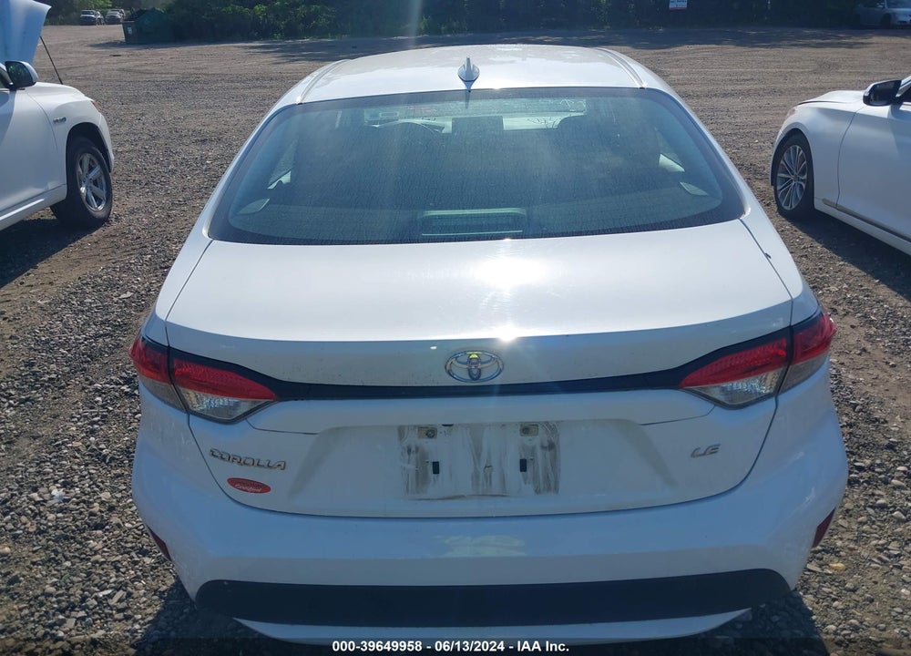 2021 TOYOTA COROLLA LE VIN: 5YFEPMAE3MP221185