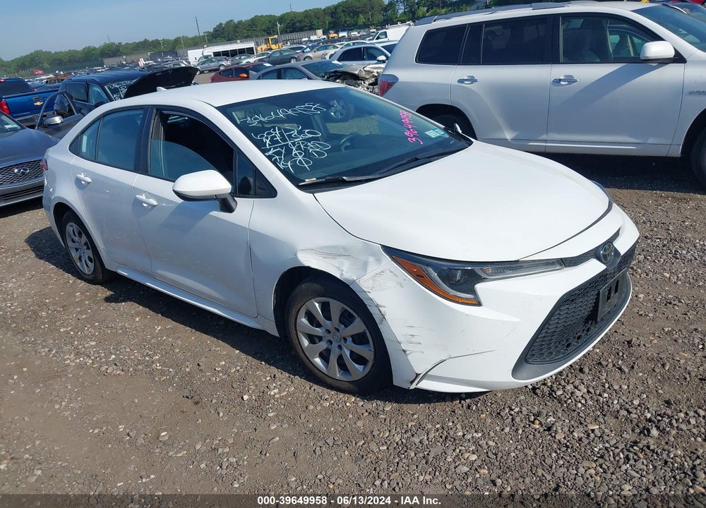 2021 TOYOTA COROLLA LE VIN: 5YFEPMAE3MP221185