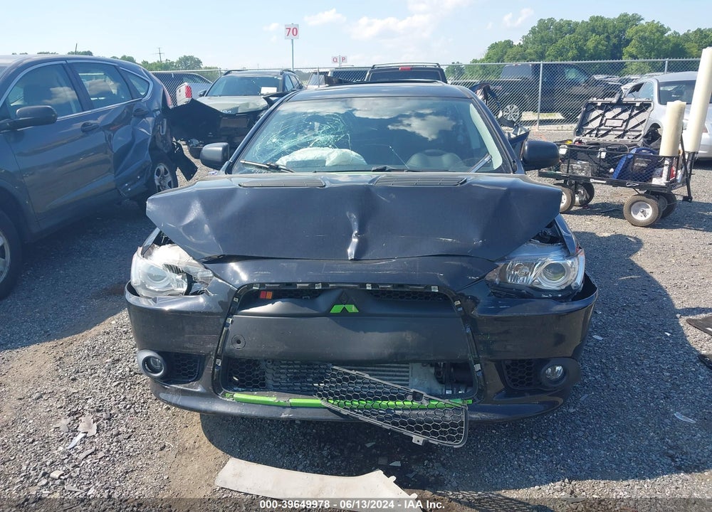 2013 MITSUBISHI LANCER RALLIART VIN: JA32V6FVXDU014923