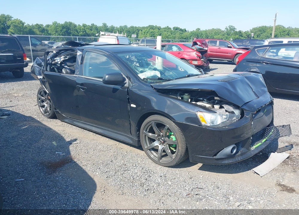 2013 MITSUBISHI LANCER RALLIART VIN: JA32V6FVXDU014923