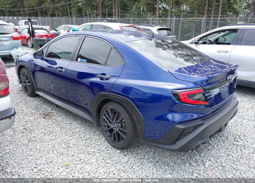 2022 SUBARU WRX PREMIUM VIN: JF1VBAF6XN9011856