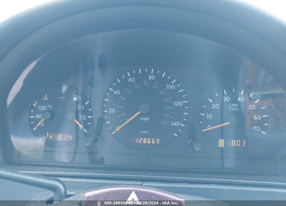2001 MERCEDES-BENZ ML 320 VIN: 4JGAB54E31A288704