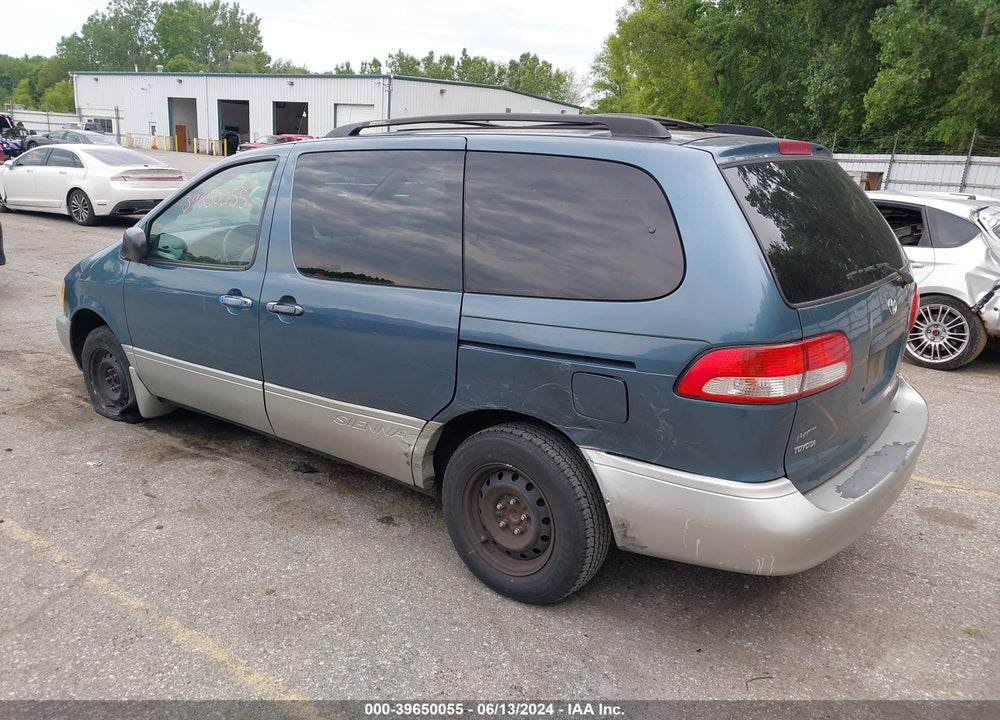 2002 TOYOTA SIENNA CE VIN: 4T3ZF19C12U432913