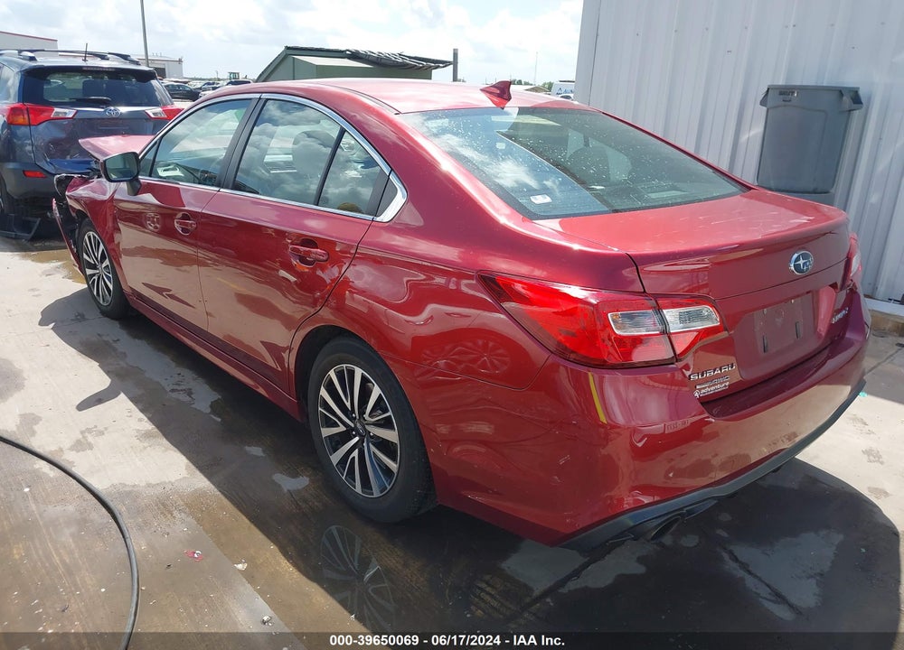 2018 SUBARU LEGACY 2.5I PREMIUM VIN: 4S3BNAD69J3038874
