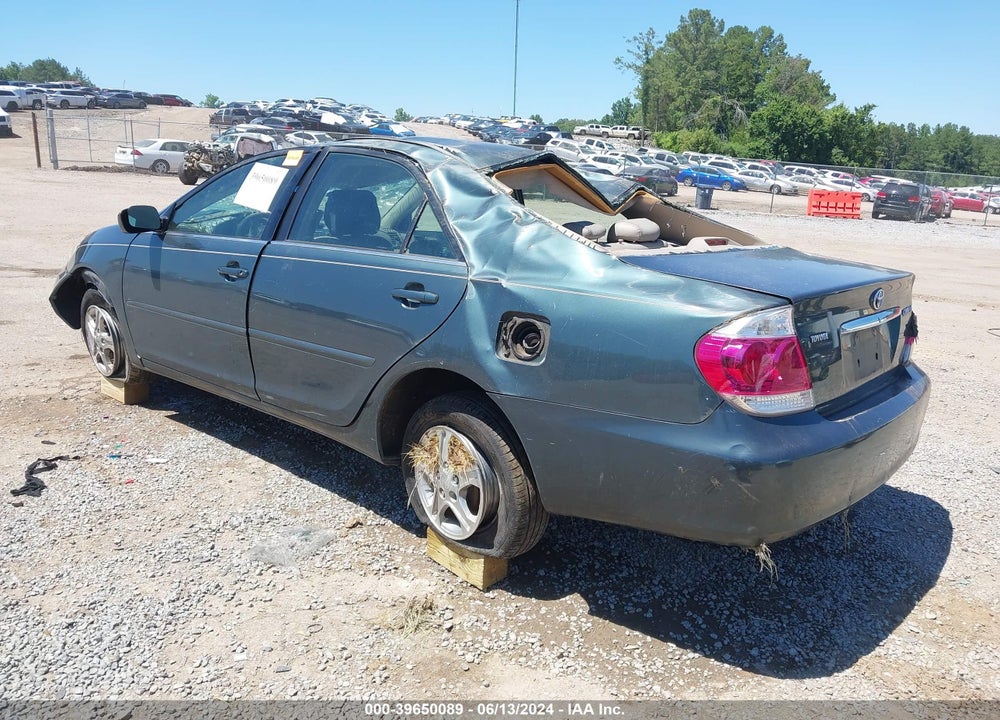 2005 TOYOTA CAMRY LE VIN: 4T1BE32K75U010675