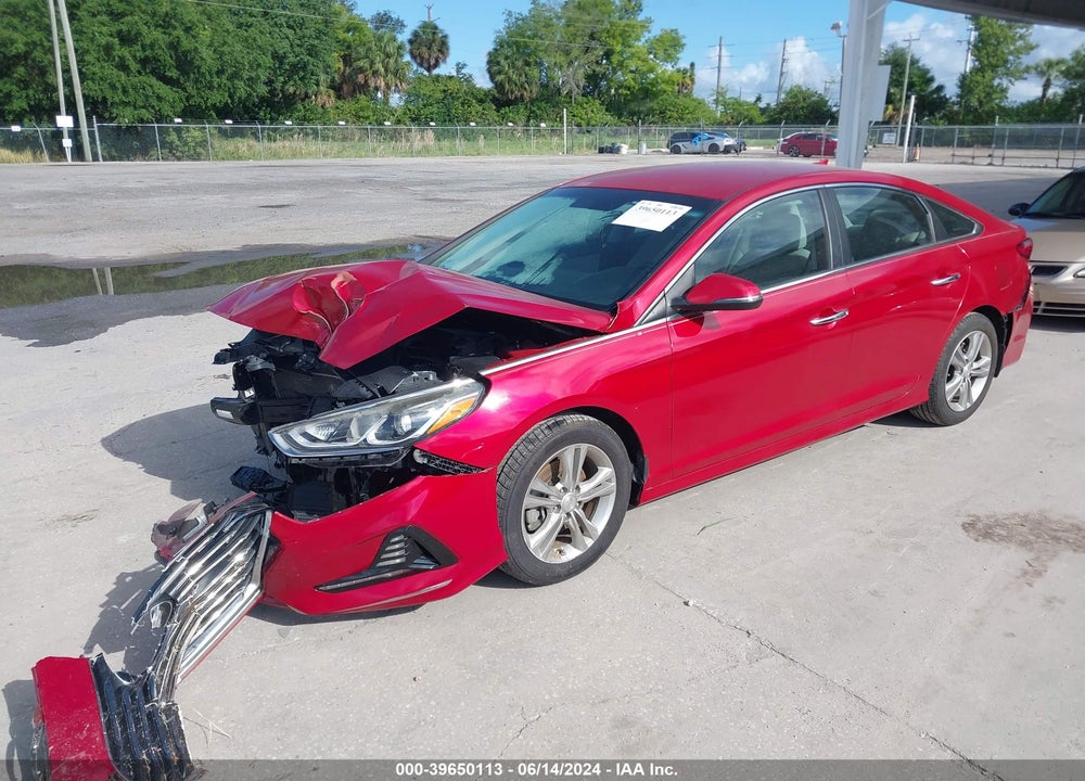2018 HYUNDAI SONATA SEL VIN: 5NPE34AF6JH623313