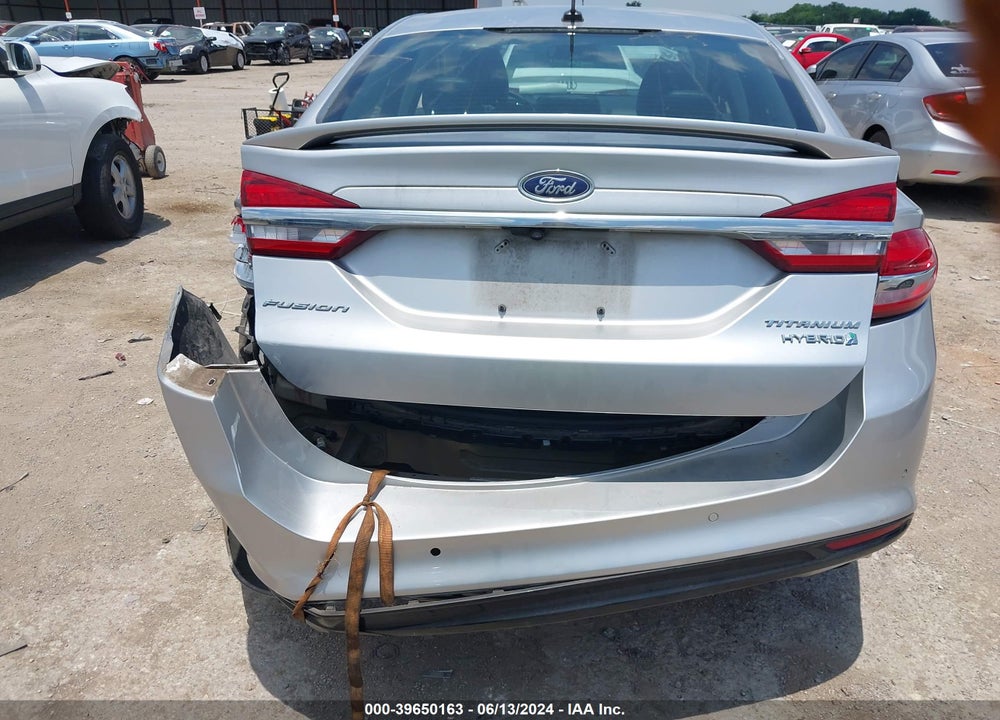 2017 FORD FUSION HYBRID TITANIUM VIN: 3FA6P0RU2HR285099
