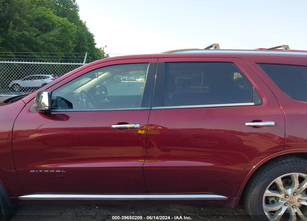 2016 DODGE DURANGO CITADEL VIN: 1C4RDHEG1GC419452