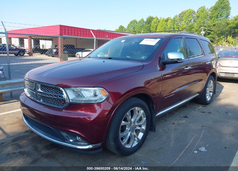 2016 DODGE DURANGO CITADEL VIN: 1C4RDHEG1GC419452