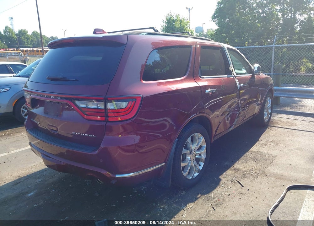 2016 DODGE DURANGO CITADEL VIN: 1C4RDHEG1GC419452