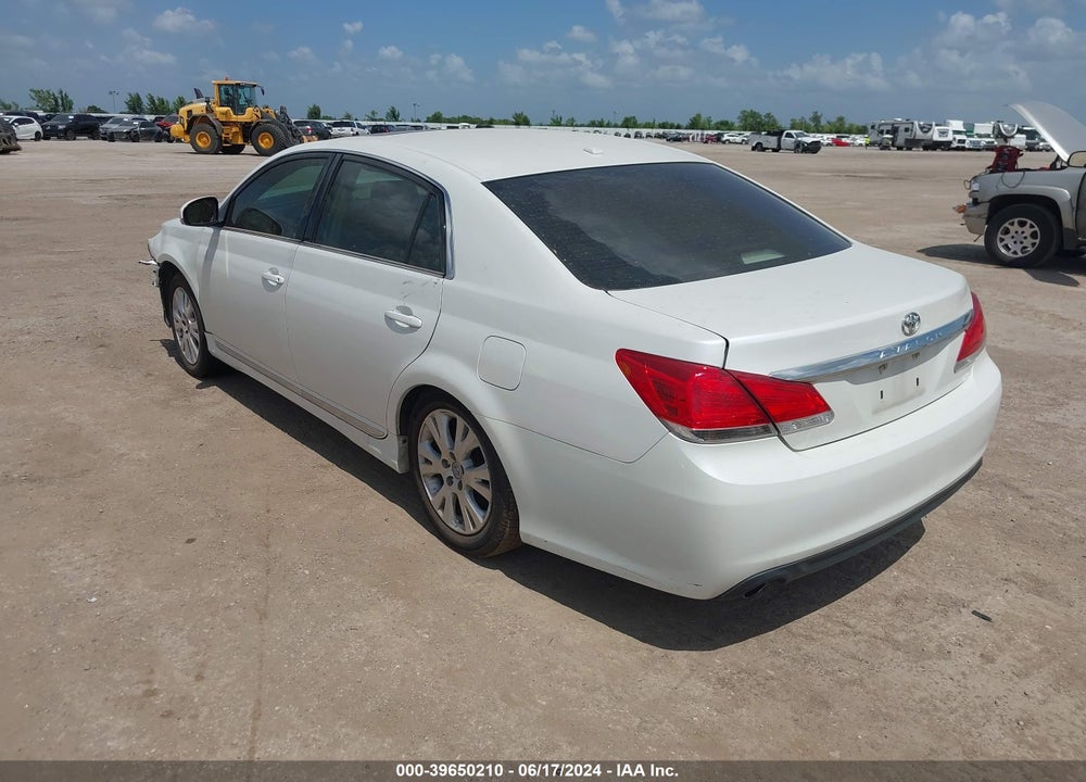 2011 TOYOTA AVALON VIN: 4T1BK3DB0BU438296