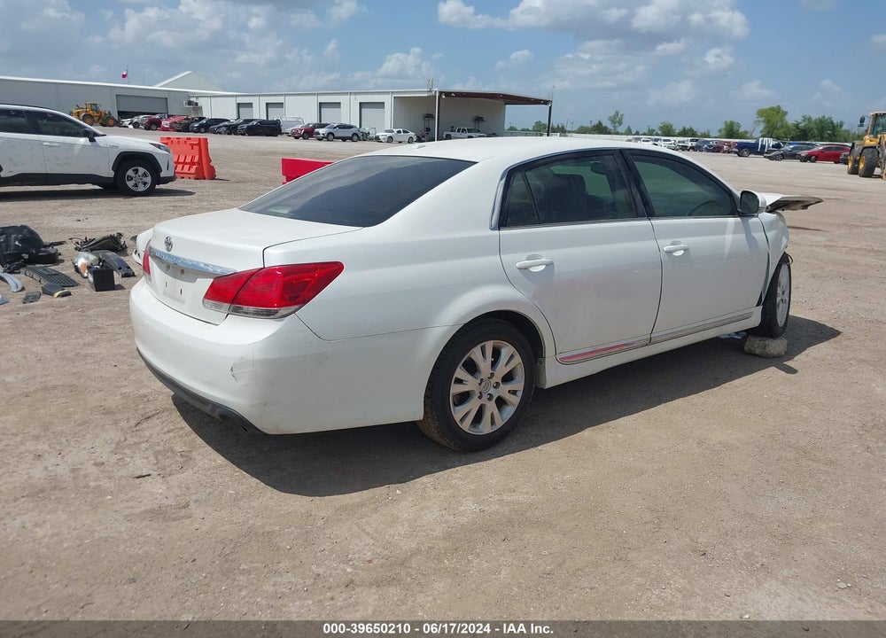 2011 TOYOTA AVALON VIN: 4T1BK3DB0BU438296