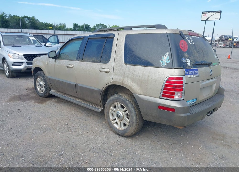 2004 MERCURY MOUNTAINEER VIN: 4M2ZU86K74UJ01743