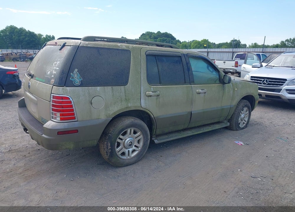 2004 MERCURY MOUNTAINEER VIN: 4M2ZU86K74UJ01743