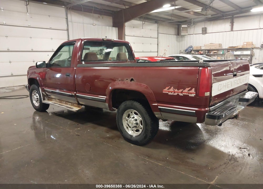 1997 CHEVROLET K3500 HD FLEETSIDE VIN: 1GCHK34J3VE196799