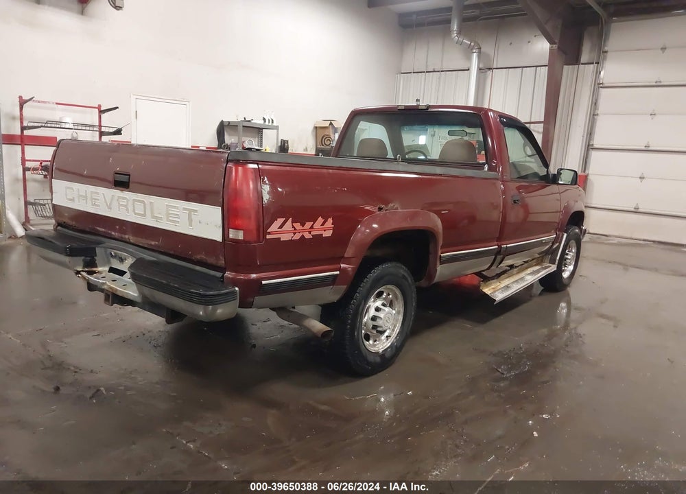 1997 CHEVROLET K3500 HD FLEETSIDE VIN: 1GCHK34J3VE196799