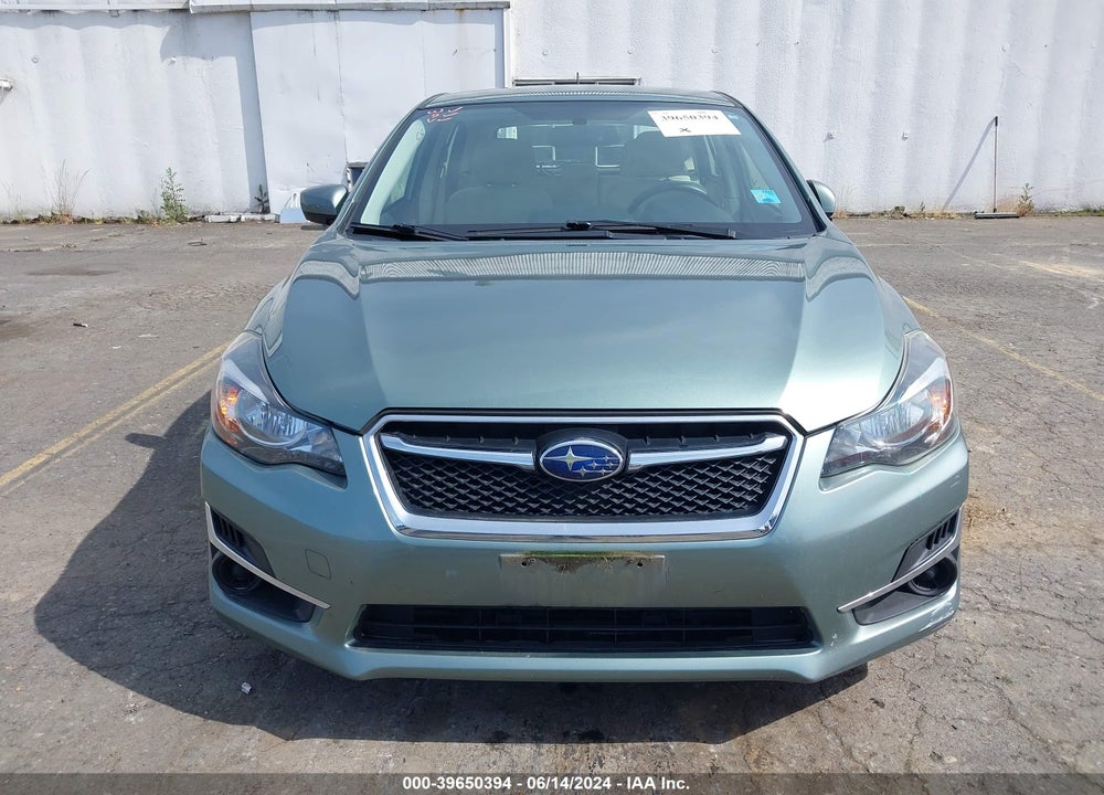 2016 SUBARU IMPREZA 2.0I PREMIUM VIN: JF1GPAB64GH350170
