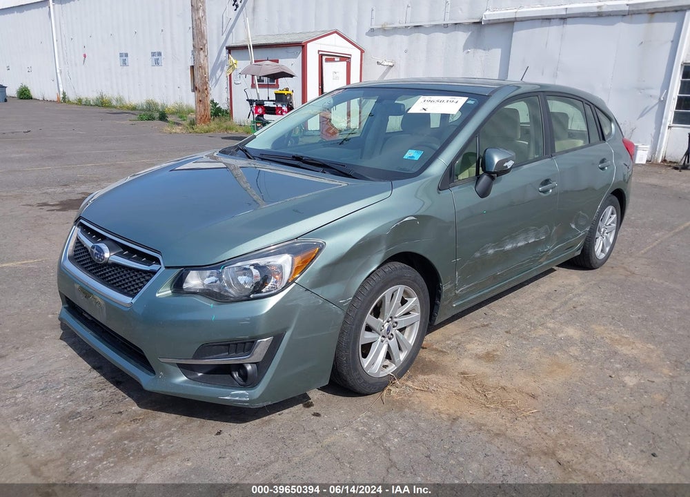 2016 SUBARU IMPREZA 2.0I PREMIUM VIN: JF1GPAB64GH350170
