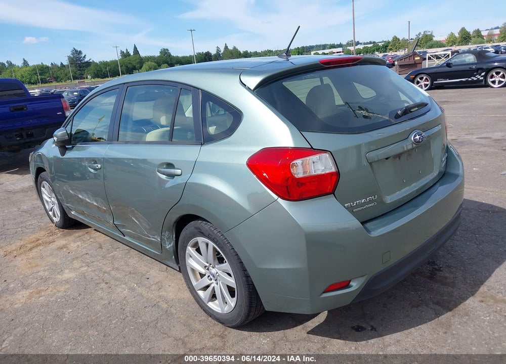 2016 SUBARU IMPREZA 2.0I PREMIUM VIN: JF1GPAB64GH350170