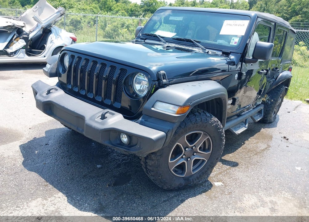 2018 JEEP WRANGLER UNLIMITED SPORT S 4X4 VIN: 1C4HJXDG0JW121349