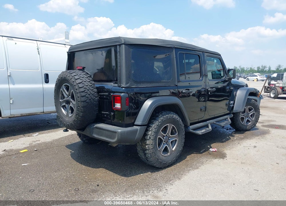 2018 JEEP WRANGLER UNLIMITED SPORT S 4X4 VIN: 1C4HJXDG0JW121349