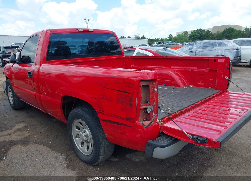 2007 CHEVROLET SILVERADO 1500 CLASSIC WORK TRUCK VIN: 3GCEC14XX7G225008