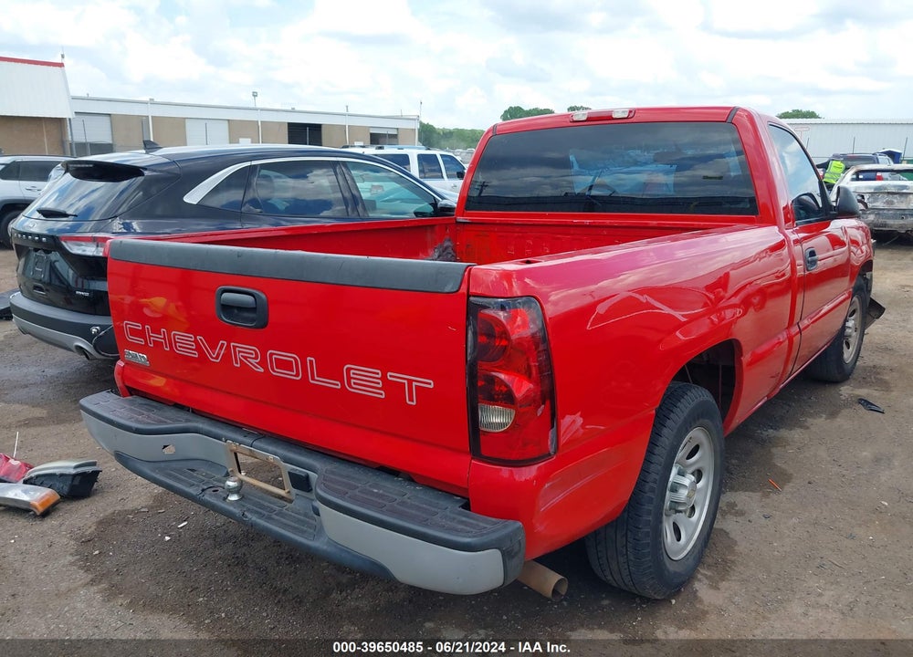 2007 CHEVROLET SILVERADO 1500 CLASSIC WORK TRUCK VIN: 3GCEC14XX7G225008